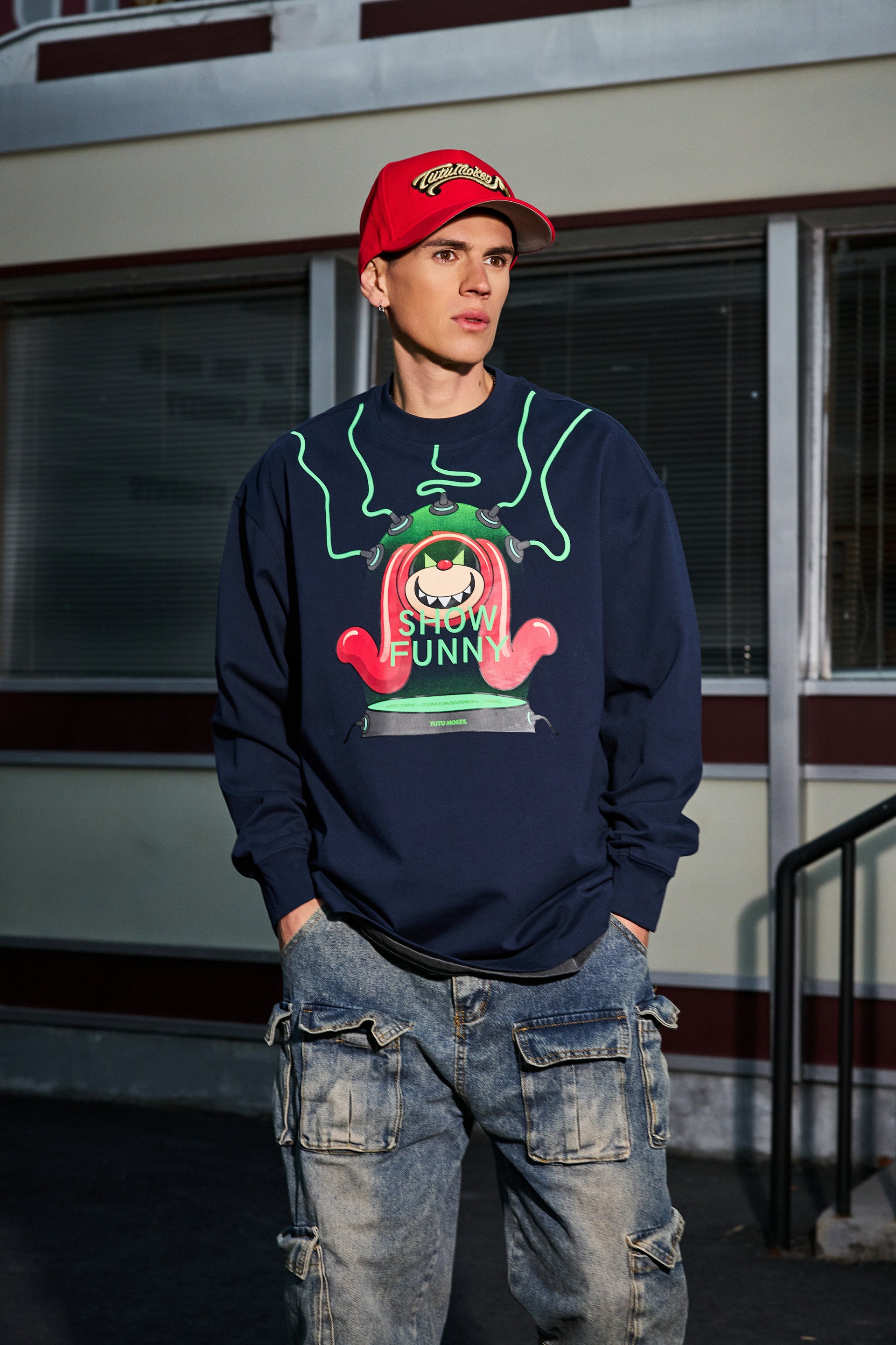 TuTuMokey Show Funny Sweatshirt