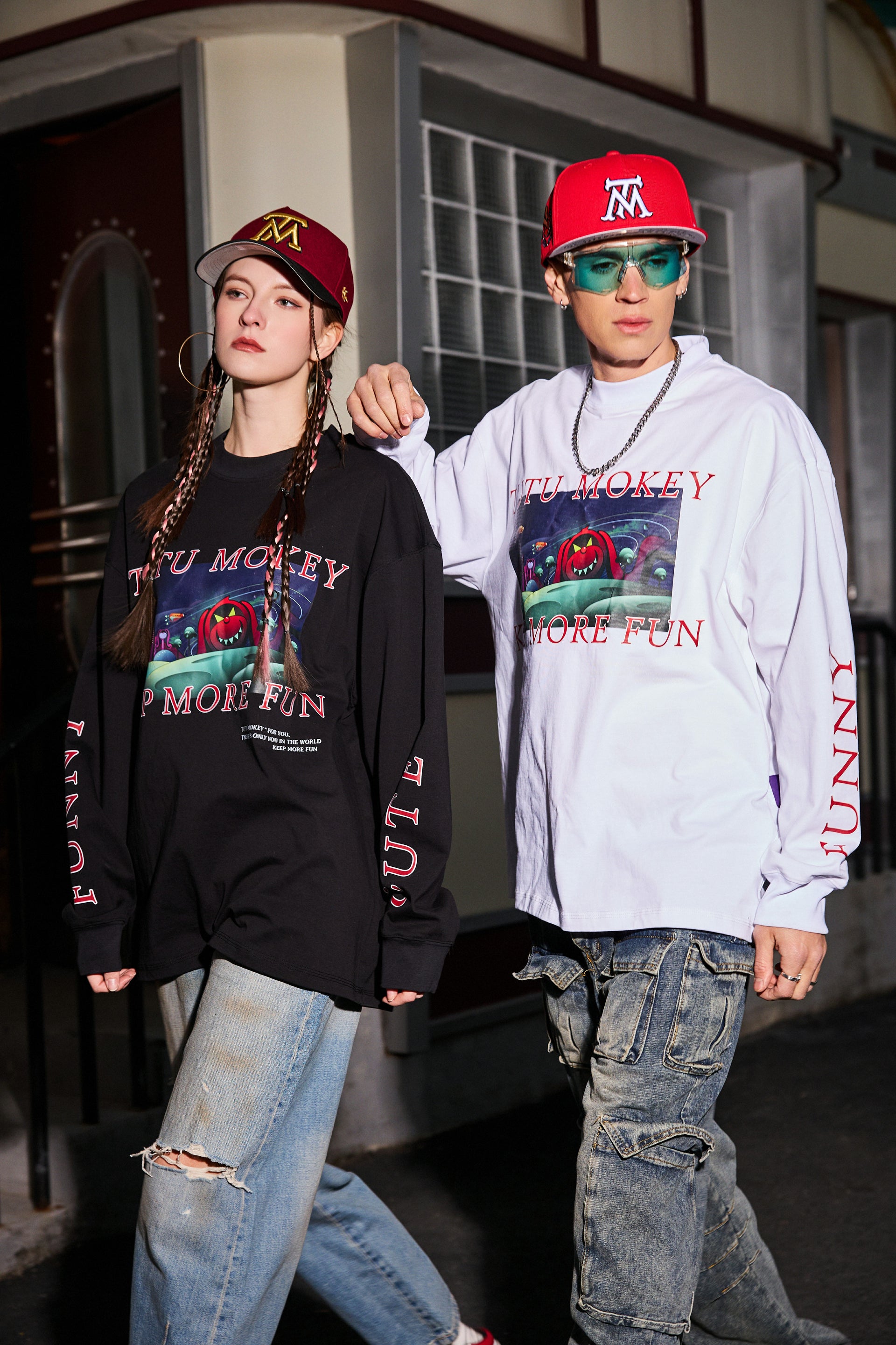 TuTuMokey Keep More Fun Lonely Long Sleeve T-Shirt