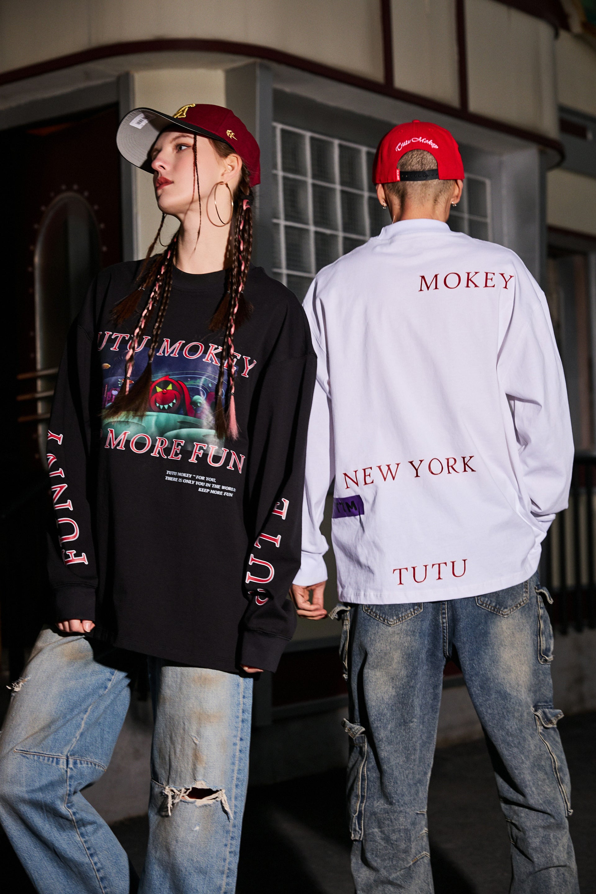 TuTuMokey Keep More Fun Lonely Long Sleeve T-Shirt