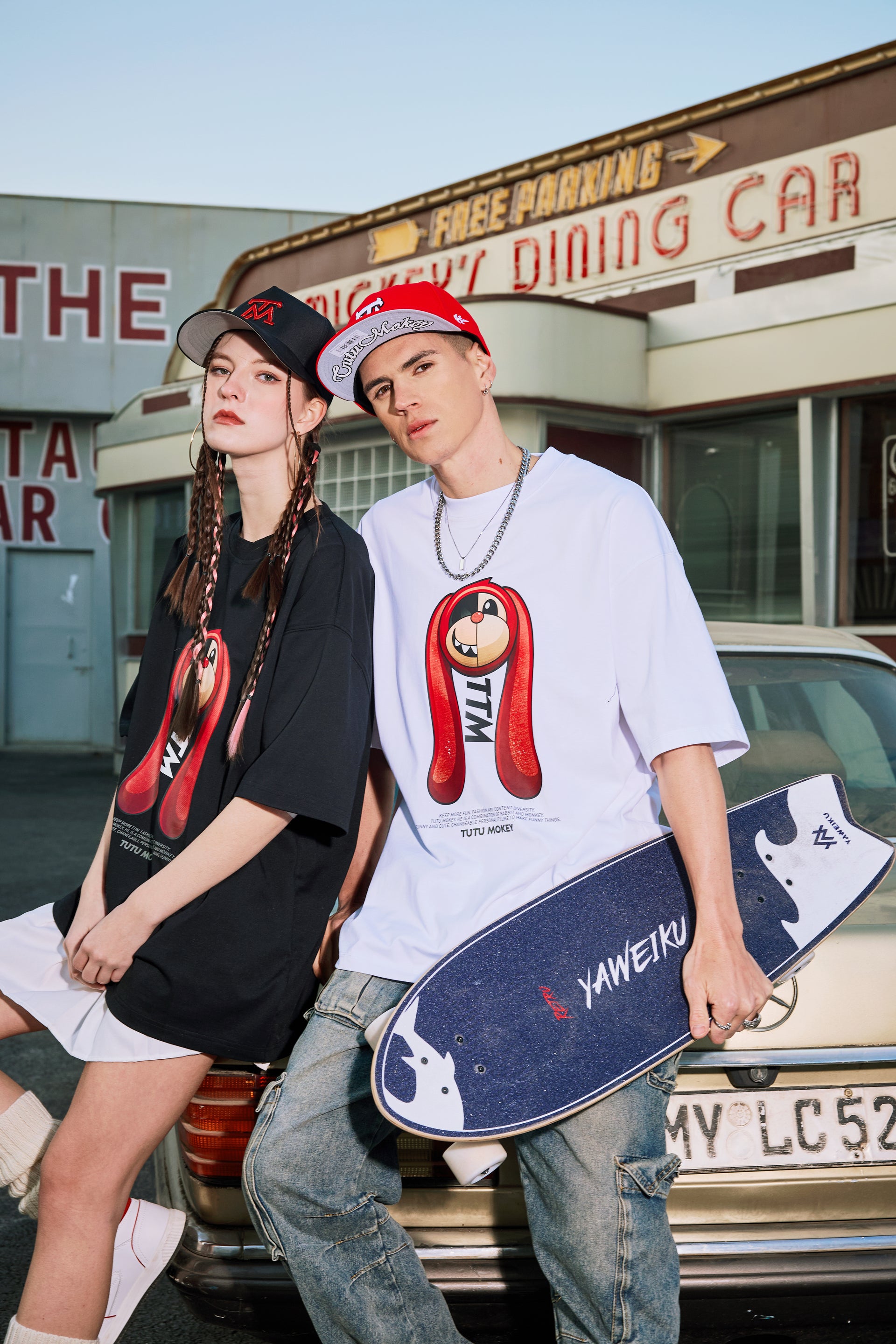 TuTuMokey Duo Face T-Shirt
