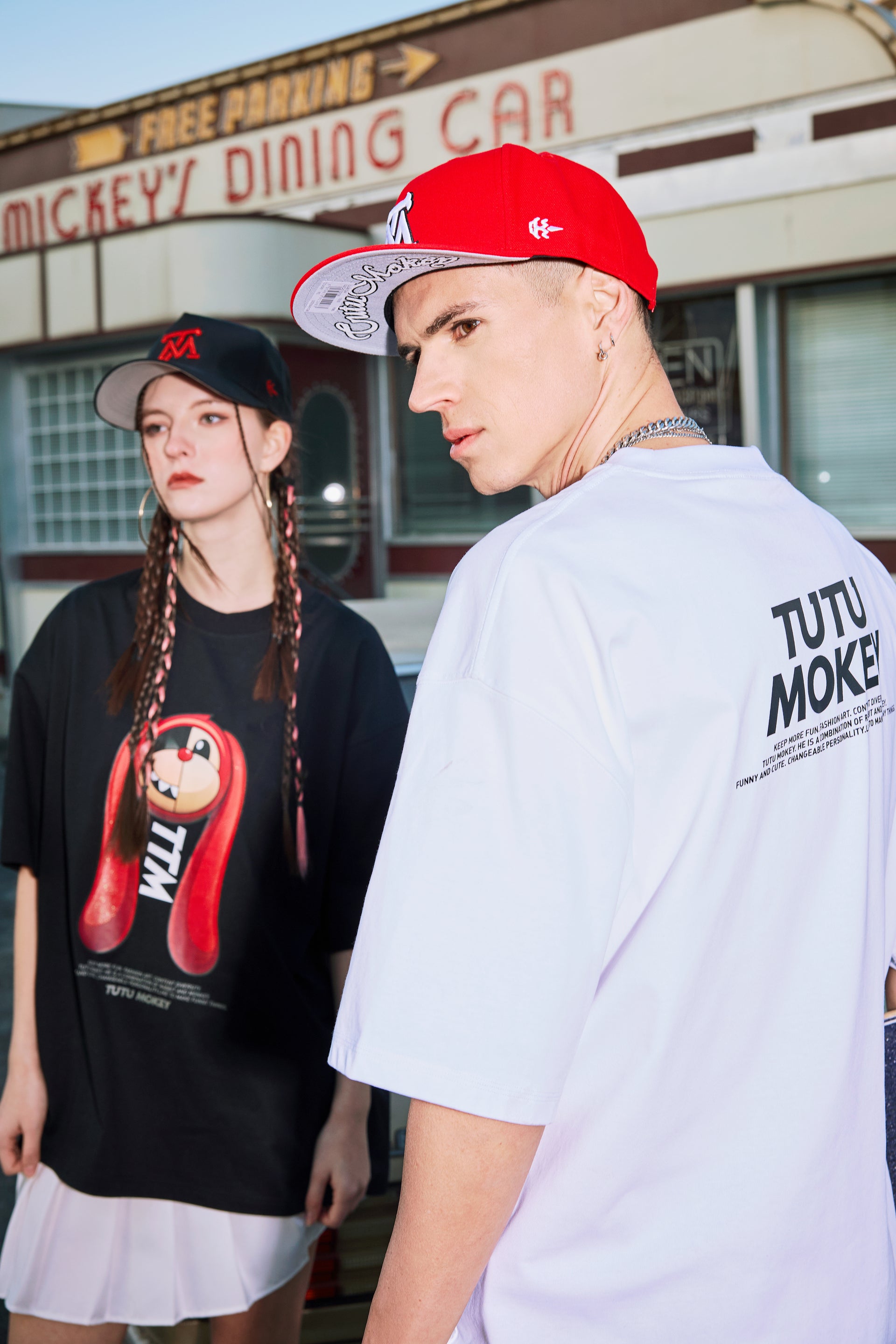 TuTuMokey Duo Face T-Shirt